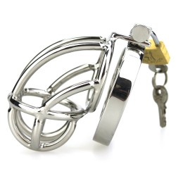 stainless steel chastity device