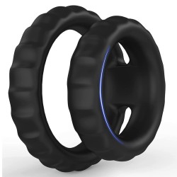 silicone dual cock ring 2