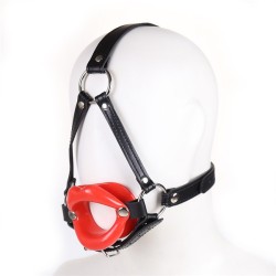 lips gag with heard harness